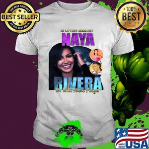 In loving memory naya rivera we will never forget shirt