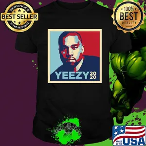 Intense styles adult yeezy 2020 kanye west for president art shirt