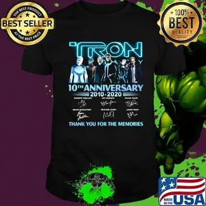 Iron 10th anniversary 2010 2020 thank you for the memories signatures shirt