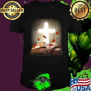 Jesus god book maple leaves shirt