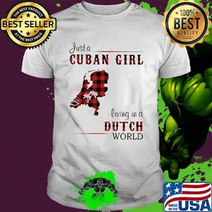 Just a Cuban girl living in a Dutch world Map shirt