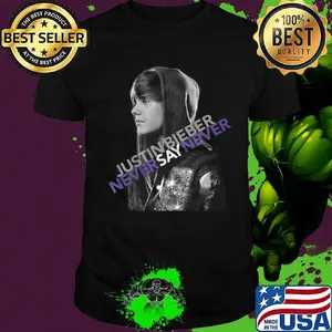 Justin bieber never say never shirt