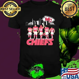 Kansas city chiefs football players signatures shirt
