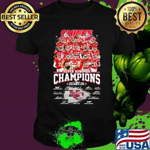 Kansas city chiefs football team super liv bowl champios 2020 signatures shirt