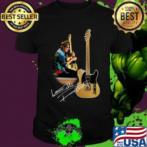 Keith richards playing guitar signatures shirt