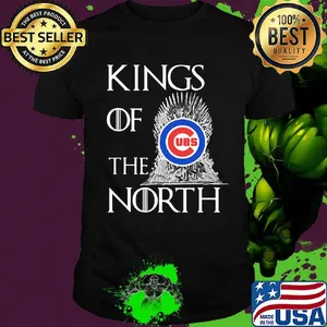 King of the north chicago cubs logo shirt