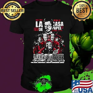 La casa de papel el profesor tokio rio nairobi denver helsinki shirt