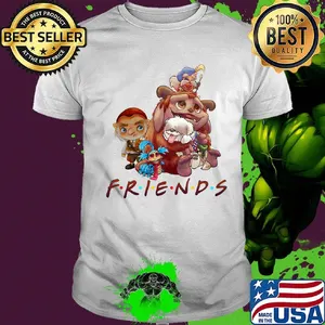 Labyrinth cartoon characters friends shirt
