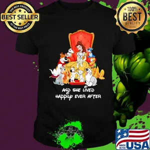 Lady and the tramp and she lived happily ever after shirt