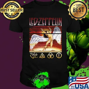 Led zeppelin swan song vintage retro shirt