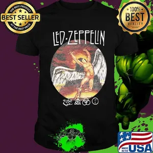 Led zeppelin wings vintage shirt