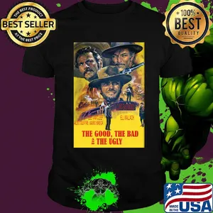 Lee van cleef aldo giuffre mario breage eli wallach the good the bad and the ugly shirt