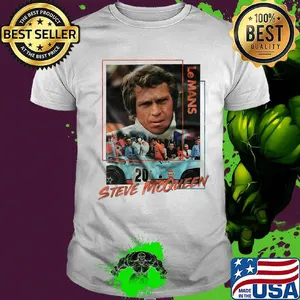 Lemans 20 steve mcqueen car shirt