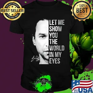 Let me show you the world in my eyes depeche mode dave gahan signature shirt