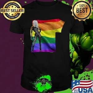Lgbt flag rainbow lady gaga shirt