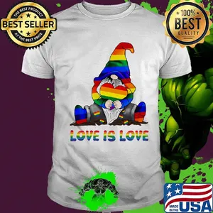 Lgbt gnomes love is love shirt