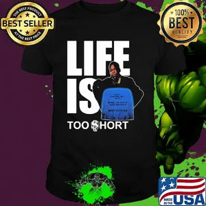 Life is too short john sucker mc doe born on tate died on wax rest in peace shirt