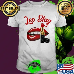Lips leo slay lipstick shirt