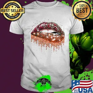 Lips san francisco 49ers and san francisco giants shirt