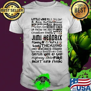 Little wing all among the watchflower mang depression jimi hendrix shirt