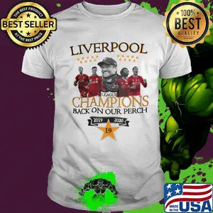 Liverpool football club league champions back on our perch 2019 2020 star 19 shirt