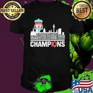 Liverpool football club logo champions city shirt
