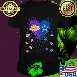 Los Angeles Lakers and Dallas Cowboy true love never dies shirt