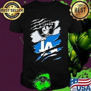 Los angeles raiders and los angeles dodgers shirt