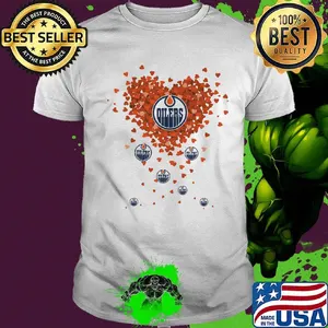 Love edmonton oilers hearts shirt