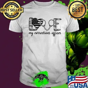 Love My Corrections Officer Independence Day Shirt