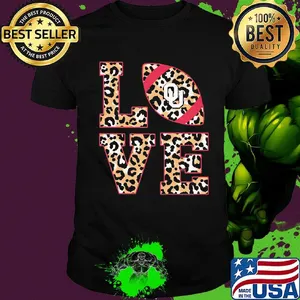 Love oklahoma sooners football leopard shirt
