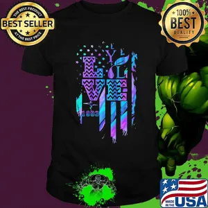 Love young living 1993 heartbeat american flag indepenedence day shirt