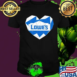Lowe's logo heart diamond shirt
