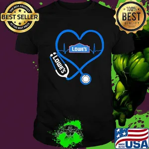 Lowe's nurse stethoscope love heartbeat shirt