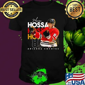Marian hossa 69 arizona ice hockey winger shirt