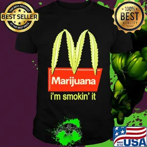 Marijuana i'm smokin it logo shirt