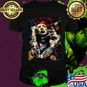 Marilyn manson art poster shirt