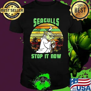 Master yoda seagulls stop it now vintage retro shirt