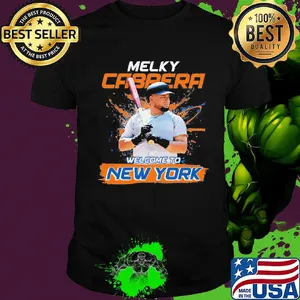 Melky cabrera welcome to new york baseball shirt