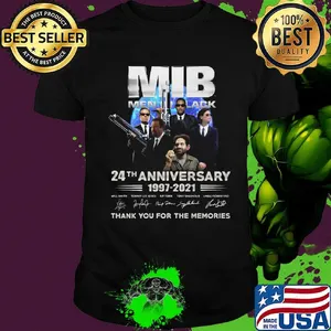 MIB 24th anniversary 1997 2020 thank you for the memories signatures shirt
