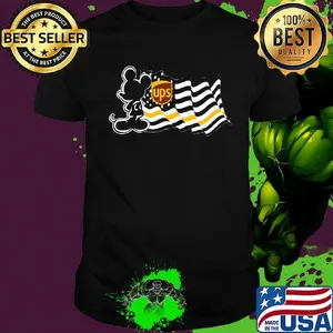 Mickey Mouse Ups American flag shirt