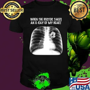 Mickey mouse when the doctor takes an x ray of my heart shirt