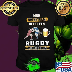 Mijn drinkteam heeft een rgby paobleem beer shirt