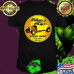 Milner's speed shop miles california since 1962 shirt
