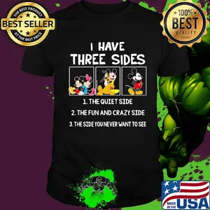Monkey mouse I have three sides shirt