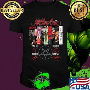 Mötley Crüe Band Signatures shirt