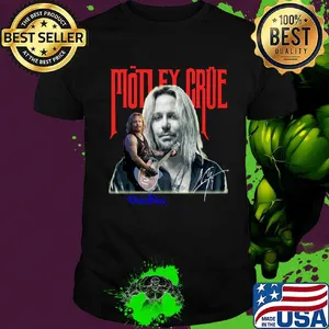 Motley crue band vince neil signature shirt