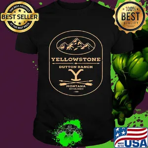 Mountain yellowstone dutton ranch montana established 1886 shirt