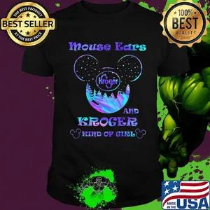 Mouse ears and kroger kind of girl shirt