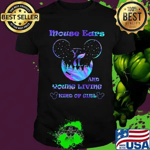Mouse ears and young living kind of girl shirt